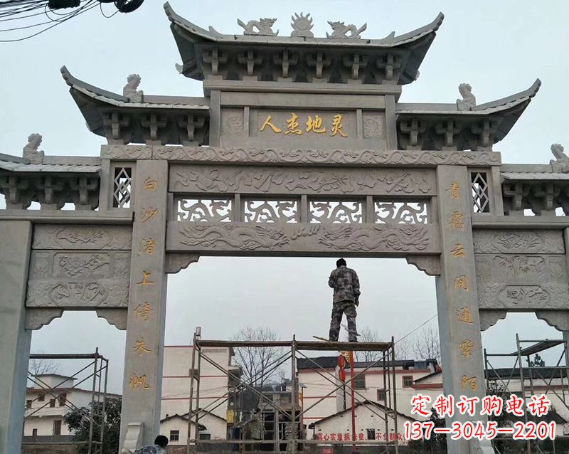 青海牌坊雕塑