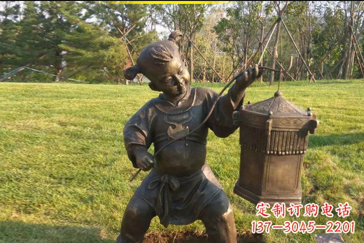 青海灯笼雕塑点亮公园的精彩