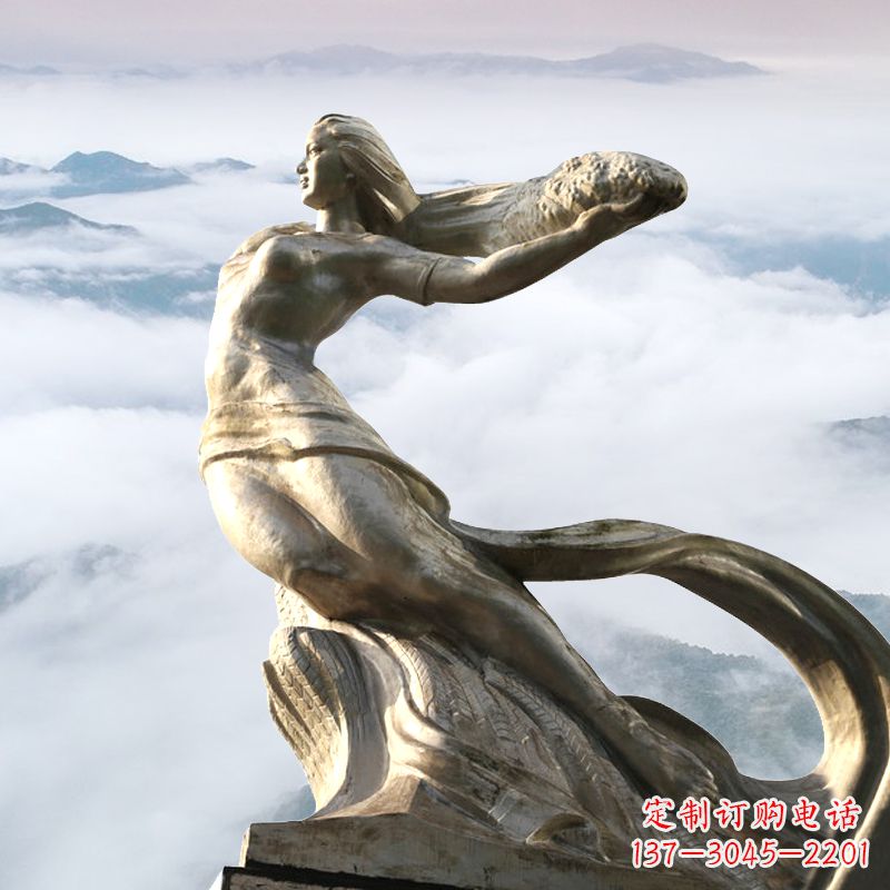 青海女娲补天——神话中的传奇雕塑