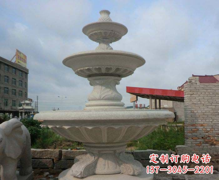 青海大理石大型喷泉石雕