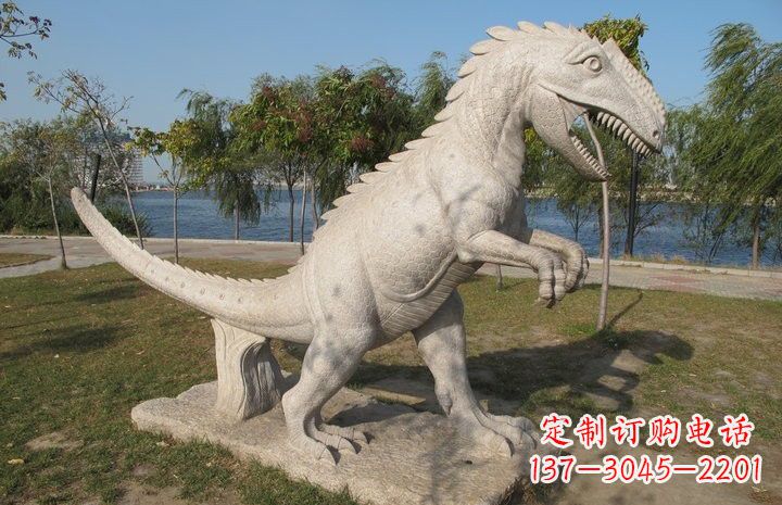 青海大理石恐龙石雕