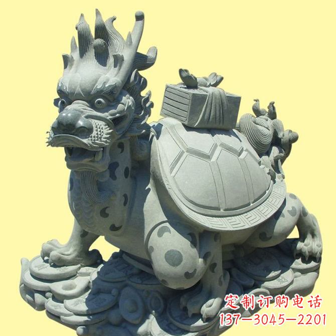 青海大理石龙龟雕塑