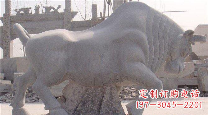 青海大理石牛雕塑——让你家里充满独特艺术气息