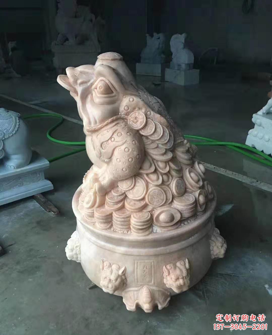 青海精致石雕动物雕塑