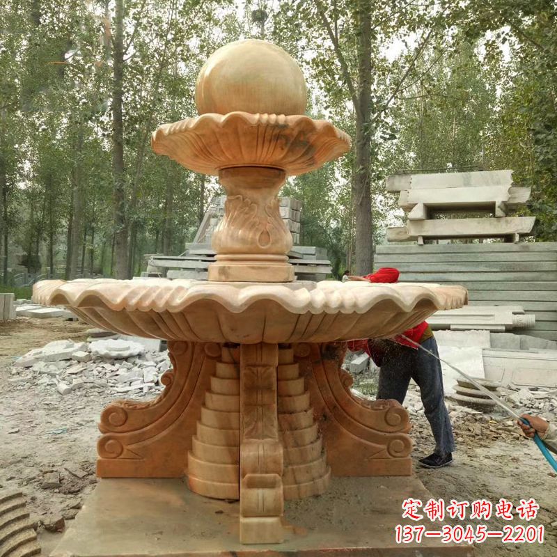 青海大型石雕喷泉
