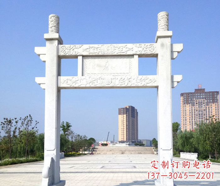 青海石牌楼雕塑——精美的浓缩艺术