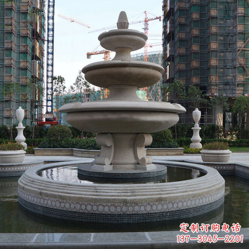 青海东阳石雕喷泉水景