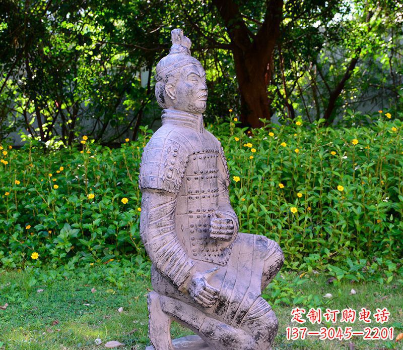 青海传统文化经典--仿古兵马俑雕塑