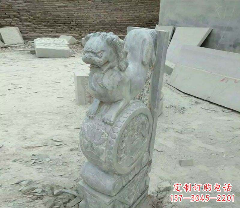 青海精美石门墩雕塑,缔造绝色佳作