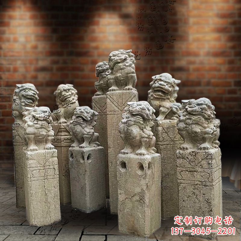 青海仿古栓马雕塑