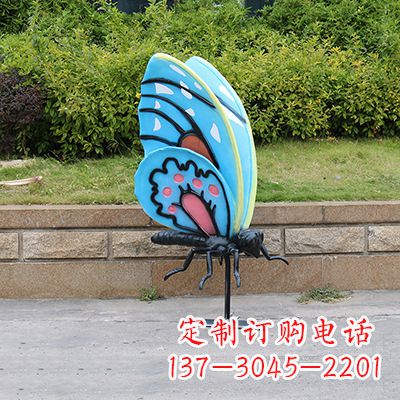 青海仿真蝴蝶_大号蓝色款116x75x160