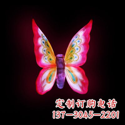 青海红发蝴蝶 小号发光雕塑