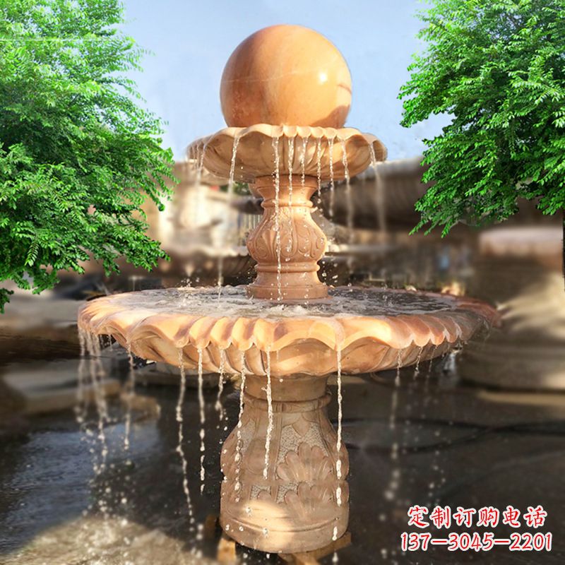 青海精致别致的风水球雕塑