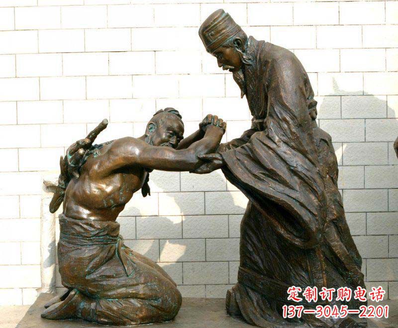 青海中领雕塑——传承古代文化的名人铜雕