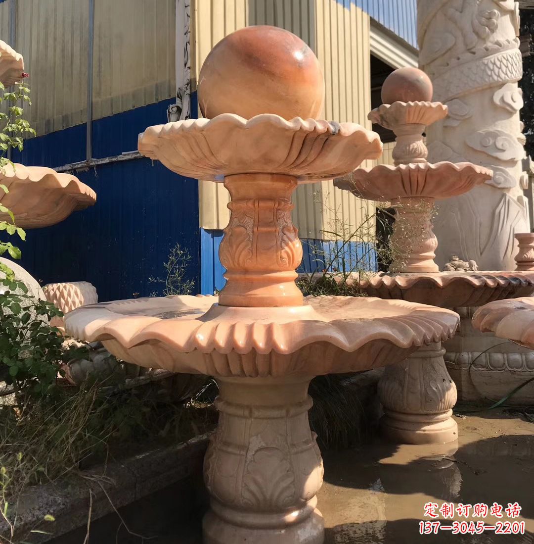 青海各类石雕风水球