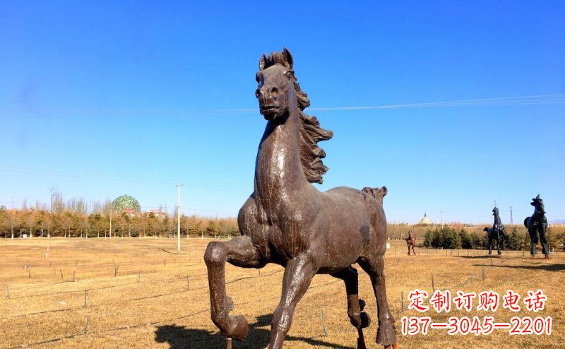 青海精美大型动物雕塑