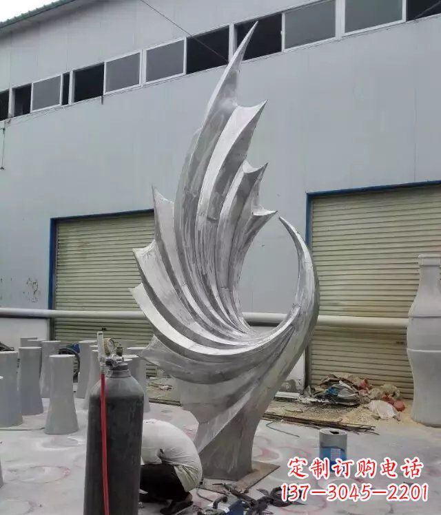 青海 不锈钢凤凰抽象雕塑