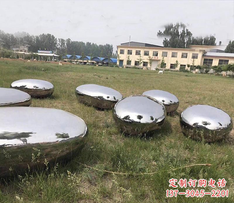 青海精美不锈钢水滴景观雕塑