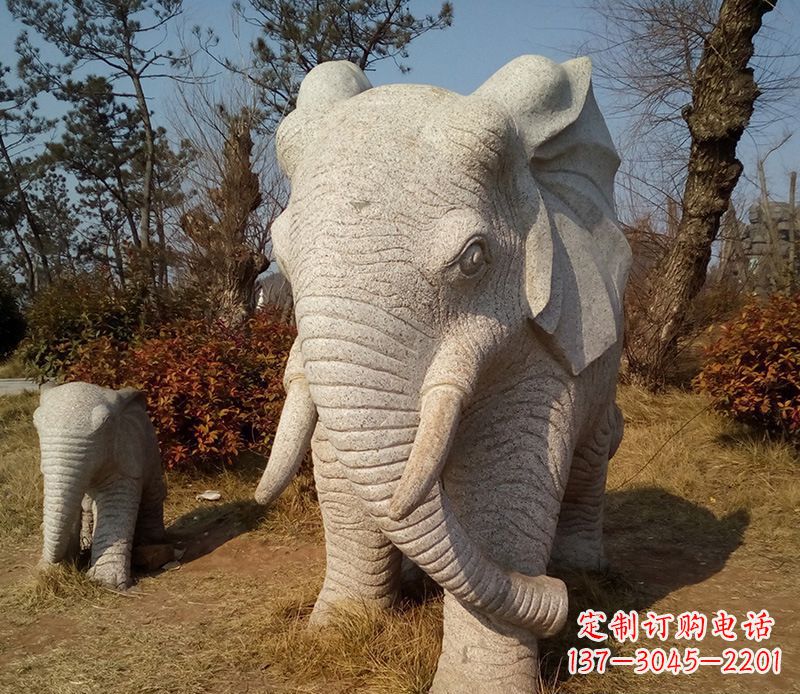 青海精美大象雕塑