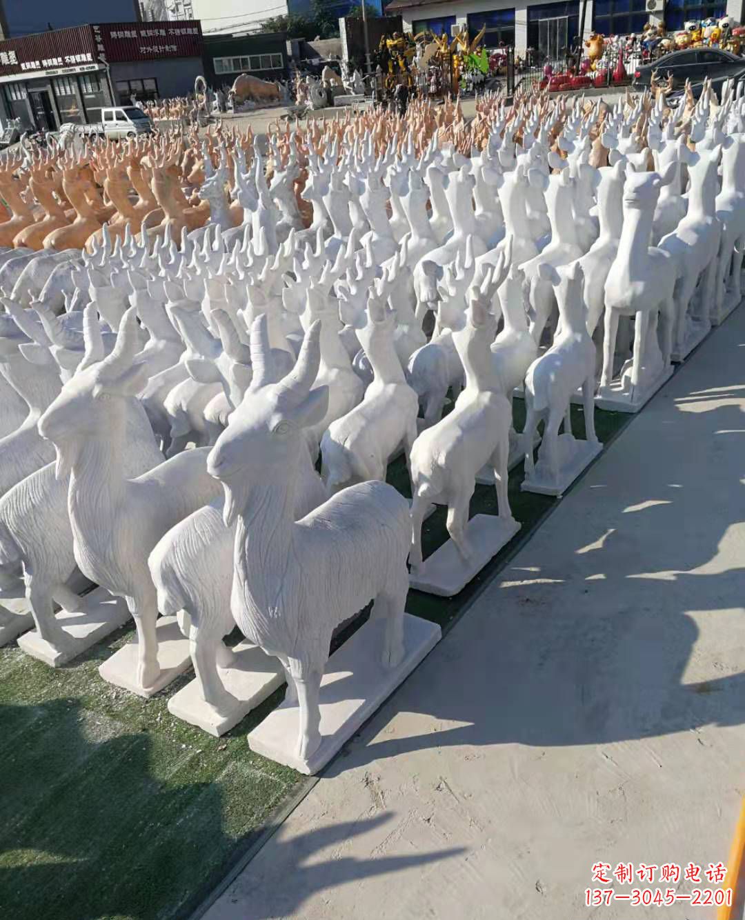 青海大理石羊雕塑