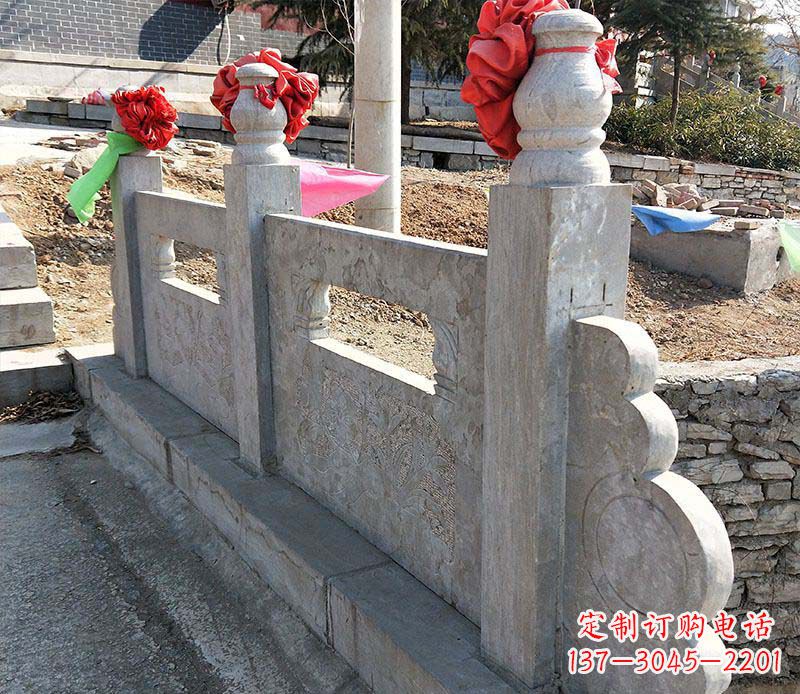 青海公园定制石栏板雕塑