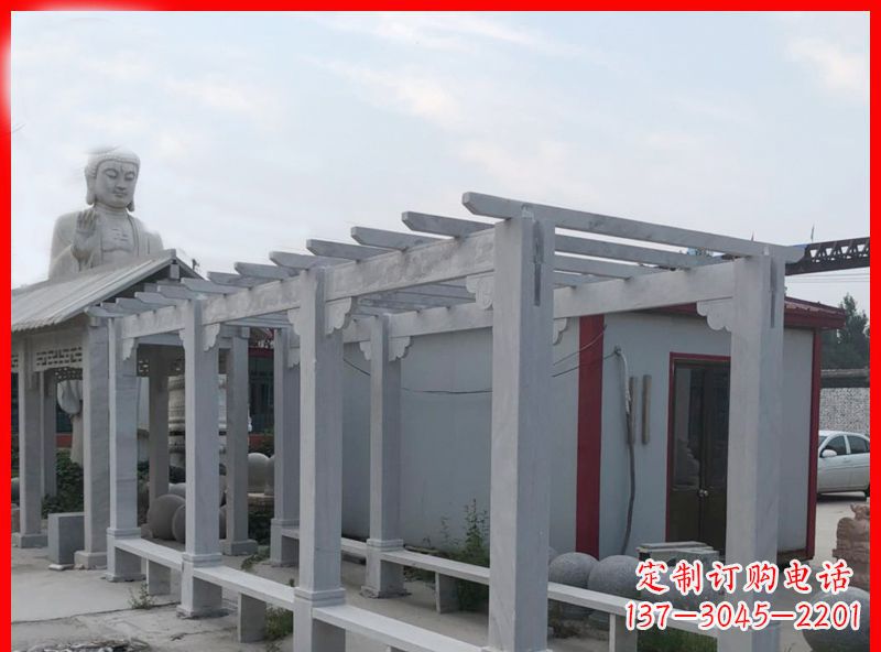 青海 专业定制公园大理石石雕长廊