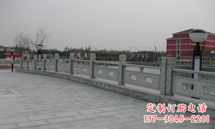 青海公园仿古石栏板 (2)