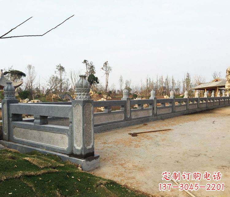 青海公园仿古石栏板景观石雕