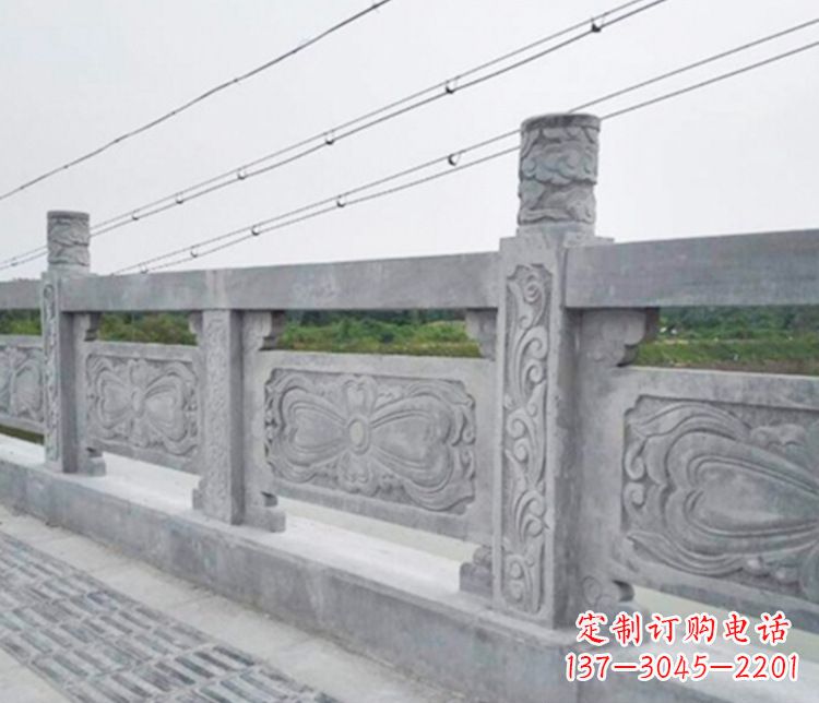 青海公园仿古石栏板雕塑