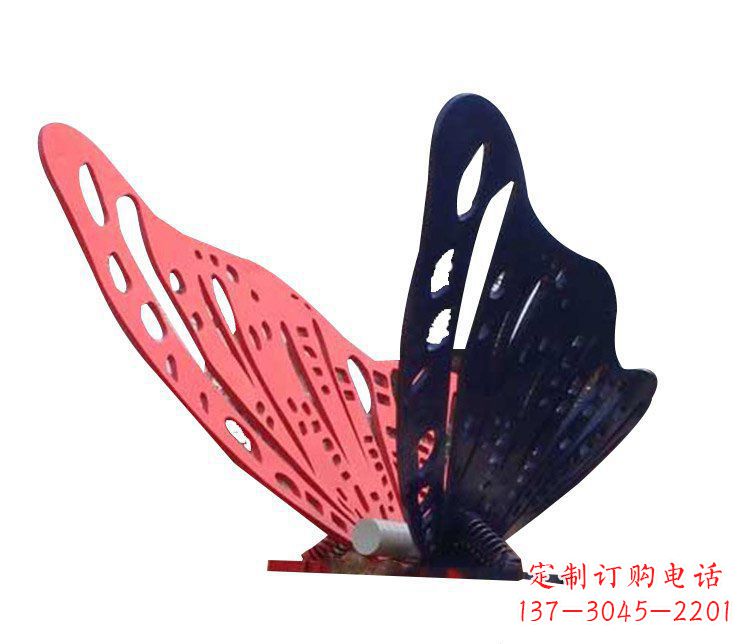 青海精致纯粹,不锈钢蝴蝶雕塑