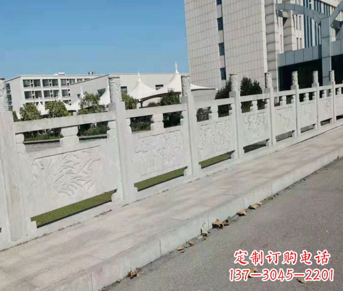 青海精美大理石浮雕栏板