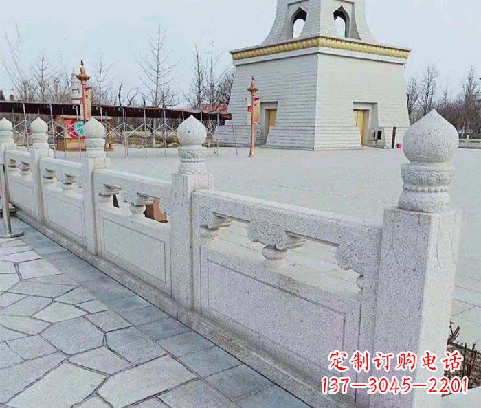 青海精美大理石栏板石雕