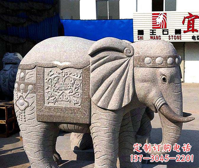 青海高品质缅甸大象雕塑