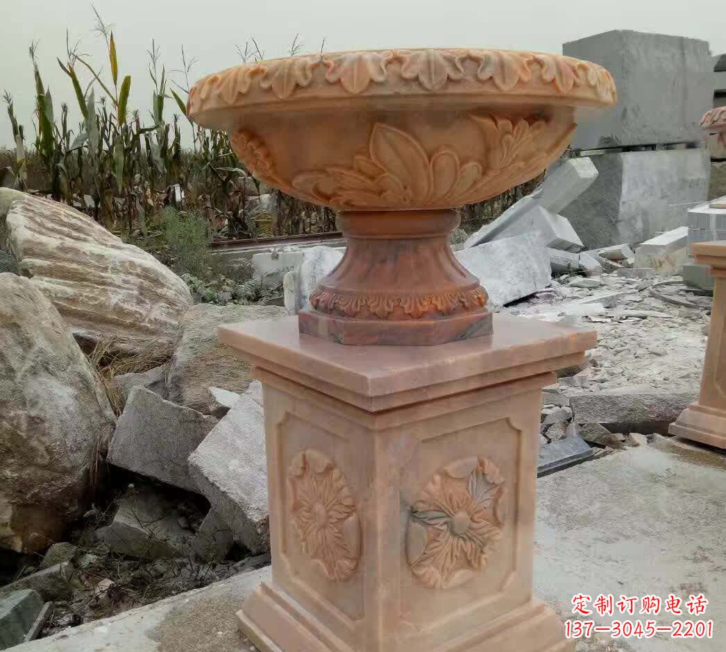 青海高端花盆雕塑