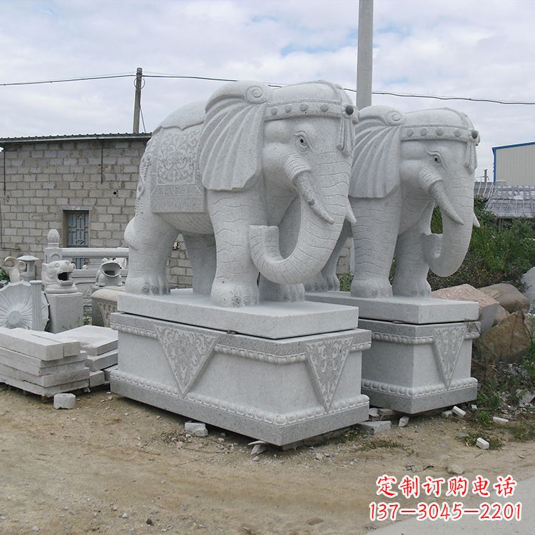 青海古代大象石雕