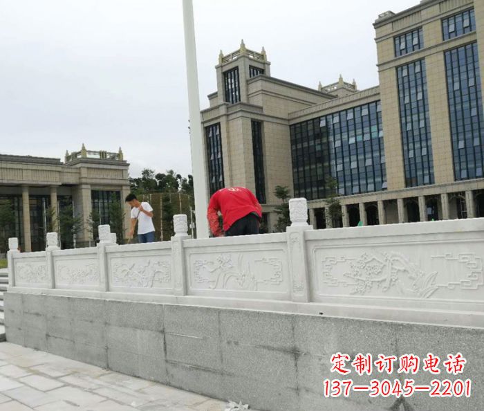 青海精美大理石栏板雕塑