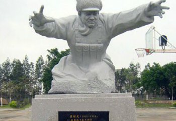青海中领雕塑|专业制作黄继光石雕