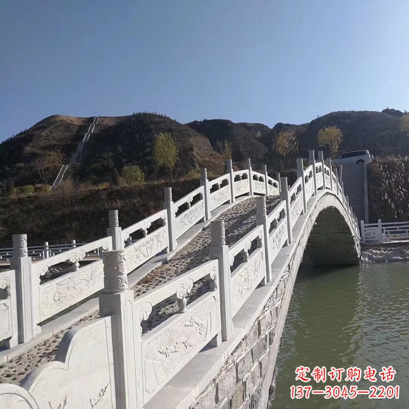 青海汉白玉路桥石栏杆雕塑