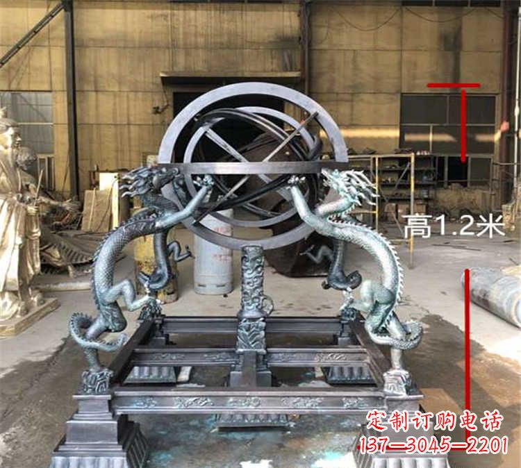 青海浑天仪古代仪器校园景观雕塑