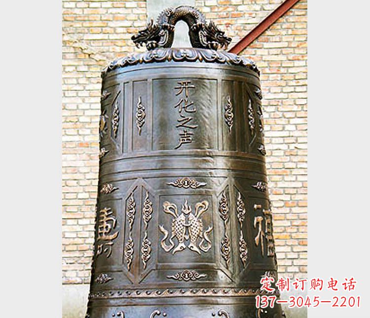 青海金光寺景观铜钟—让你的家园完美演绎传统韵味