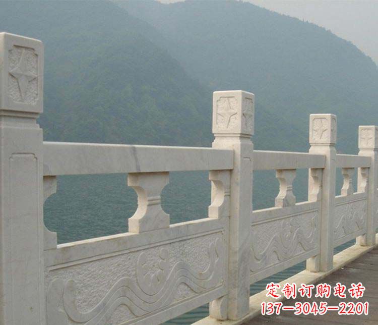青海中领雕塑:景区大理石栏板石雕