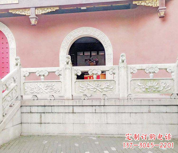 青海中领雕塑:大理石栏板雕塑