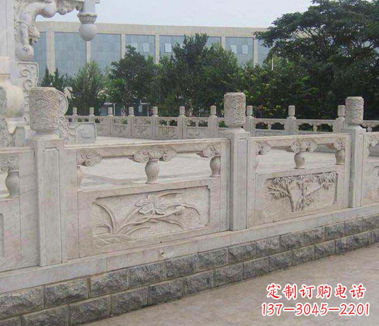青海中领雕塑:精美石材栏板雕塑