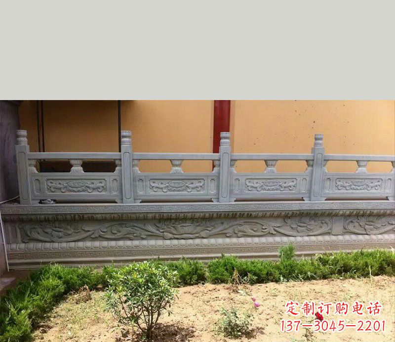 青海尊贵而古典的大理石栏板雕塑