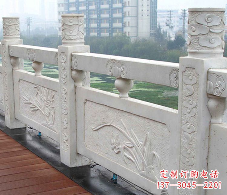 青海精巧雕刻,优质大理石栏板石雕