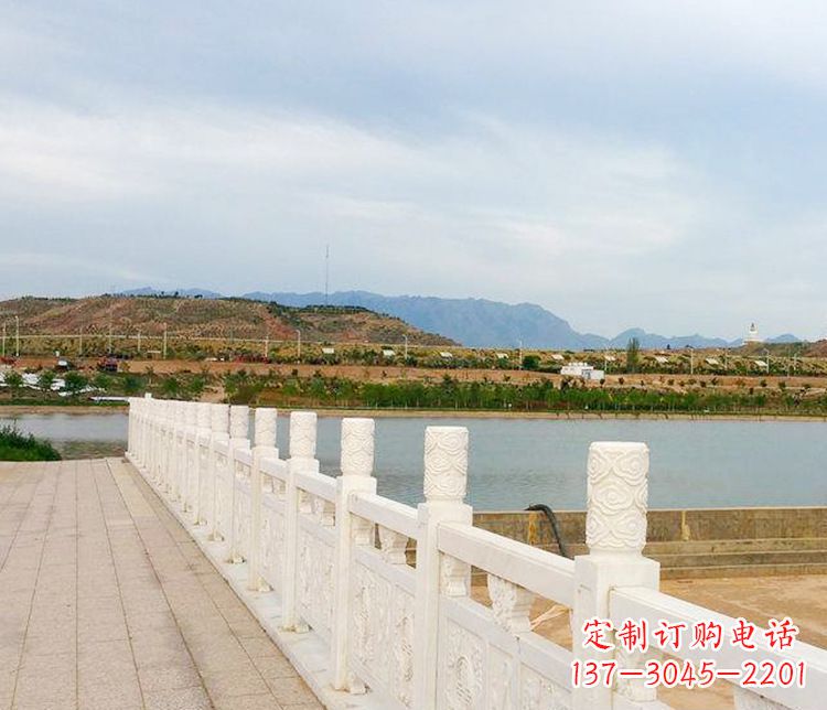 青海高贵大气的石头栏板雕塑