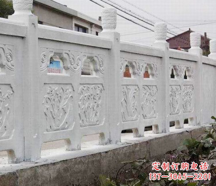 青海优雅大理石栏板雕塑