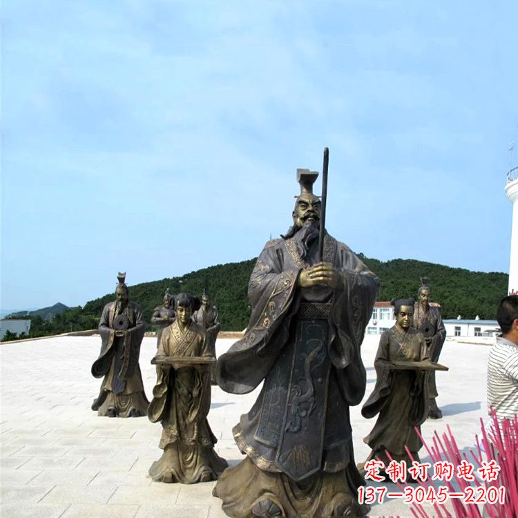 青海中领雕塑——汉武帝刘彻祭天情景雕塑