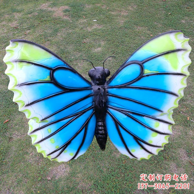 青海全新设计的蝴蝶雕塑仿真摆件
