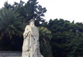 青海林则徐石雕塑，融合古典韵味与现代气息